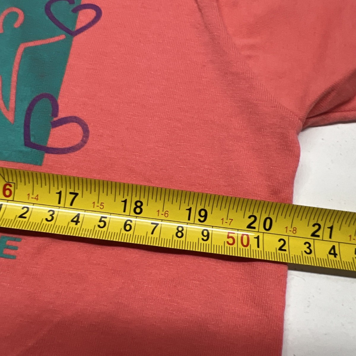 VTG FOTL Best Peach Touching Lives With Love Size L Made In USA View 4