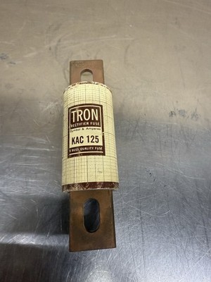 Bussmann Tron KAC 125 Rectifier Fuse 125 Amp 600 Volt New KAC125