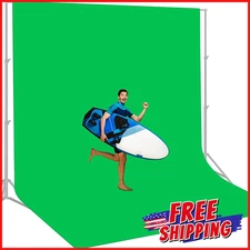 LARGE GREEN SCREEN PHOTOGRAPHY BACKDROP 12x10 Ft Studio Photo Stand Background