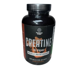 Natures Craft Tri Phase Creatine Tablets High Strength 120ct Women Men New