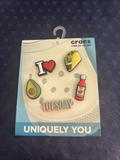 Crocs Taco Tuesday Jibbitz  Charms Uniquely You 5 Pack