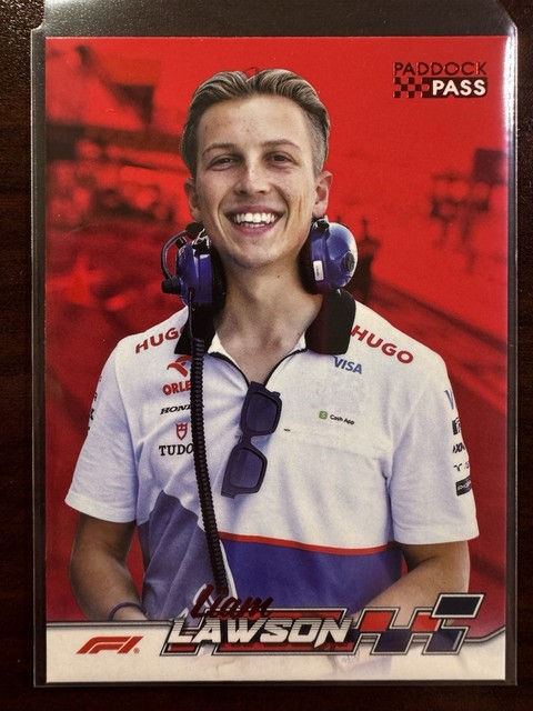2024 Topps F1 Paddock Pass Red #26 Liam Lawson