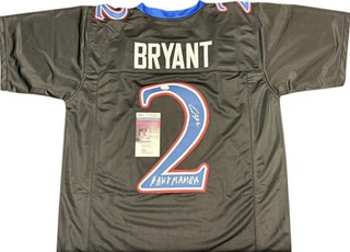 Kansas Jayhawks Cobee Bryant Signed Black Custom Jersey JSA Certified