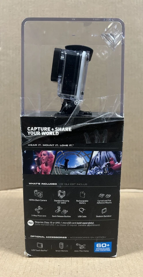 GoPro HERO4 Black (Missing Low Quick Release Buckle And Bolt) New - Image 2 of 4