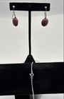 925 Sterling Silver Bracelet & Dangle Earrings w/Faux Stone 7.96g — photo 3