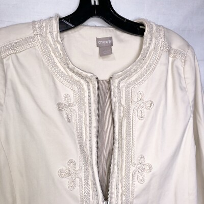 chicos embroidered jacket