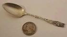 Antique AESTHETIC Wallace Sterling Silver Demitasse Spoon Scroll Rococo c.1890