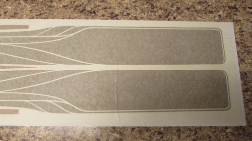 1977-1979 Monza Spyder Hood Decal Gold with White Outline and Orange Accent - Picture 3 of 6