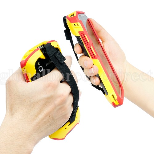 Red-Yellow Protective Cover Hand Rugged Boot for Zebra TC51 TC56 TC52 TC57 - Picture 2 of 8