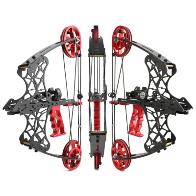 Mini Arc Composite 18" 45lbs – Kit Tir Chasse Pêche Avec Flèches Et Billes Acier