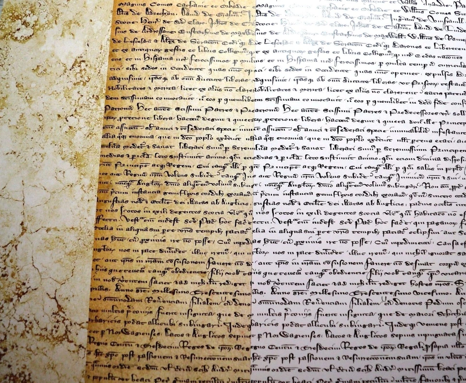 2 x A4 Sheets White/Parchment Manuscript or Beige Backing Paper 120gsm Acid Free