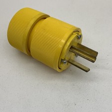 GE GED0751 Straight Blade Plug Cord End 50A 277V 2-Pole 3-Wire NEMA 7-50P