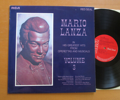 LSB 4002 Maria Lanza Greatest Hits From Operettas & Musicals Vol. 3 RCA EX