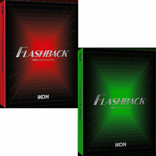 IKON FLASHBACK 4th Mini Album PHOTO BOOK Ver RANDOM CD+PhotoBook+14 Card+Sticker - Picture 1 of 12
