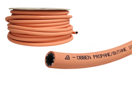 8mm Orange LPG Gas Hose Pipe Propane Butane Gas Camping Caravan BBQ 5/16" - Picture 4 of 4