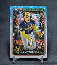 William Contreras 2024 Topps Holiday Baseball Card #H22 Milwaukee Brewers