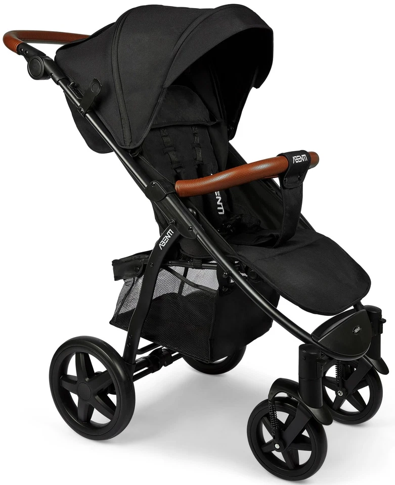 Pushchair Abenti Arezzo Pram Stroller Buggy Footmuff Rain Cover Baby Compact - Image 2 of 4