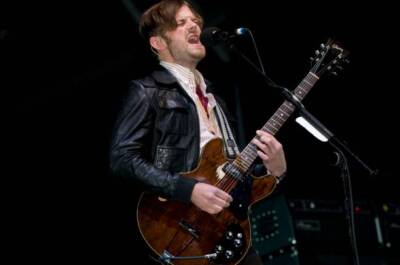 KINGS OF LEON and Caleb FOLLOWILL, Caleb Followill on the PyramidS - Old Photo