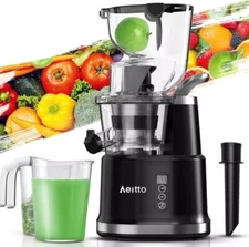 Aeitto Cold Press Juicer Whole Vertical Slow Masticating Juicer Fruit - AMR8842