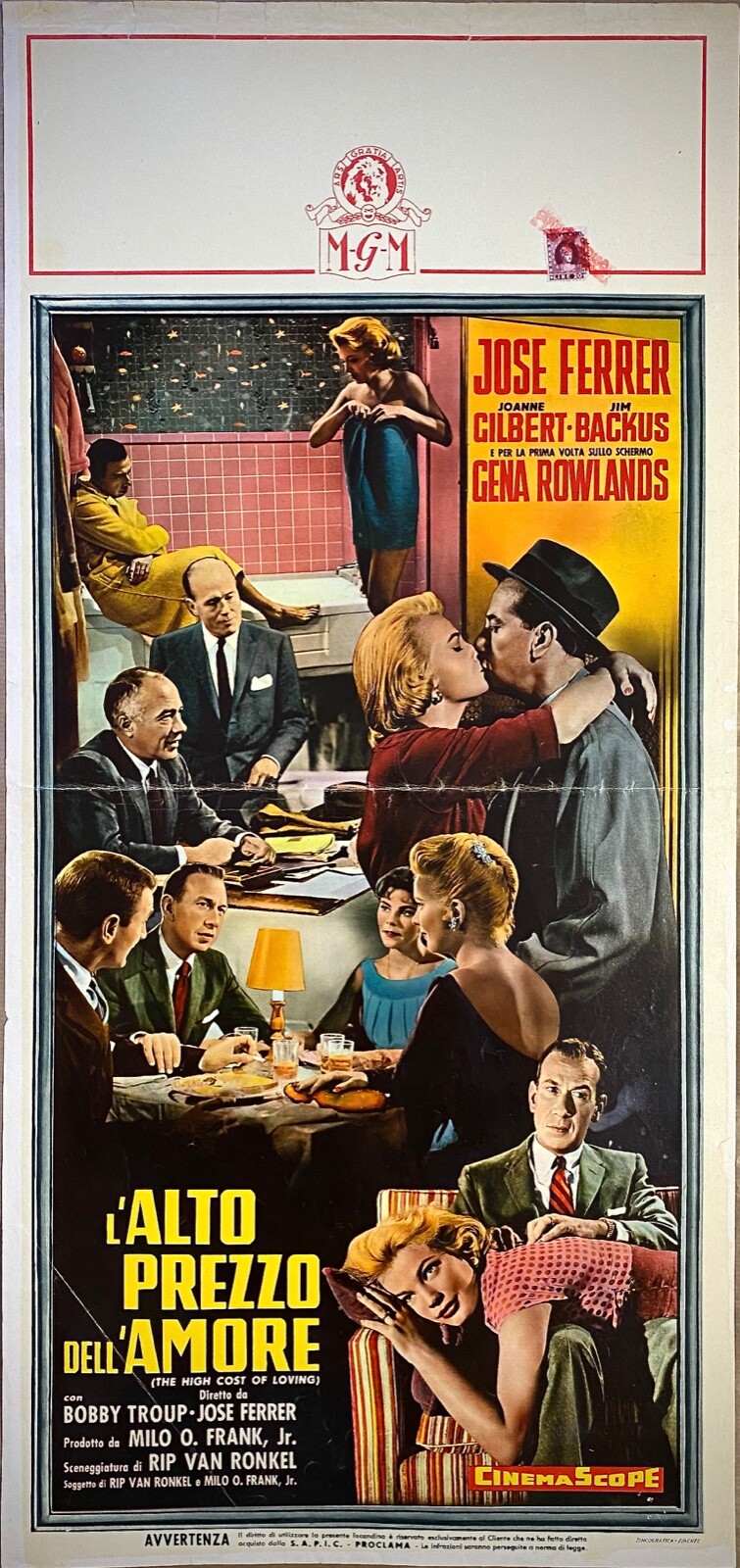 Locandina di L'alto prezzo dell'amore (1958)