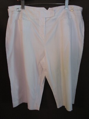 D.F.A. New York White Capri size 22W