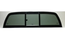 Fit: 1997-2011 Dodge Dakota Pickup Manual Slider Back Glass Rear Window+Glue