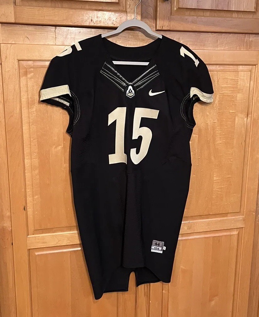 Purdue Boilermakers Game Cut Football Jersey Nike Sz 44 Same #15