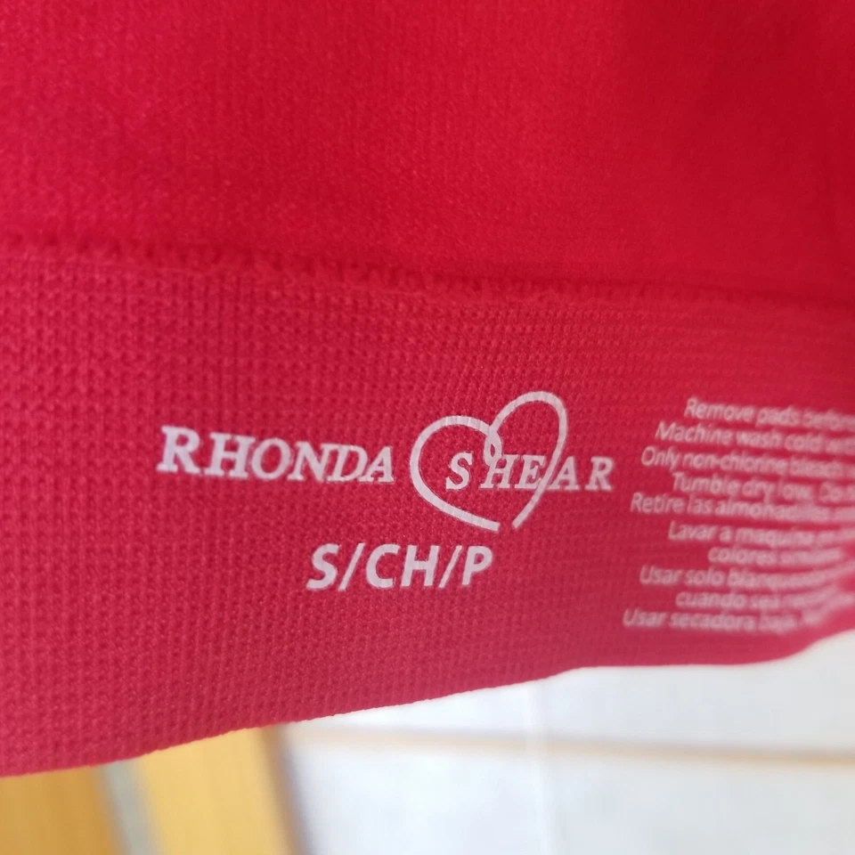 Sujetador Rhonda Cizalla Corredor Espalda Almohadillas Extraíbles Estilo 9808 Rojo Talla Pequeña Foto 4 de 4