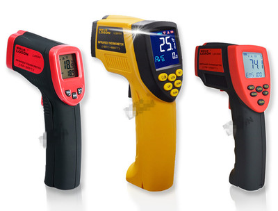 1pcs High-precision infrared thermometer, high-temperature infrared thermometer,