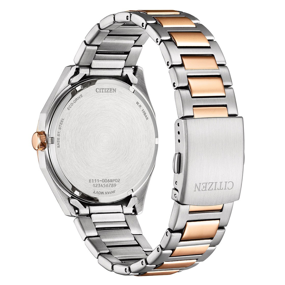Citizen Eco-Drive BM7606-84L Dark Blue Analog Two-Tone Rose Gold