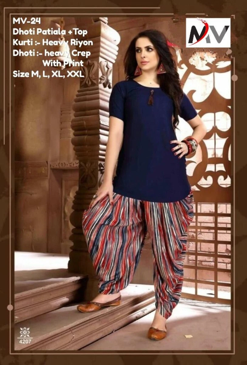 Long kurta with dhoti hotsell salwar