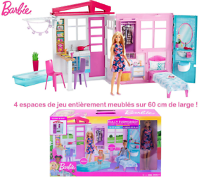 Barbie Schatulle Haus Mit Puppe Spiel Buromobel Und Zubehor Toy Mattel Fxg5 Ebay