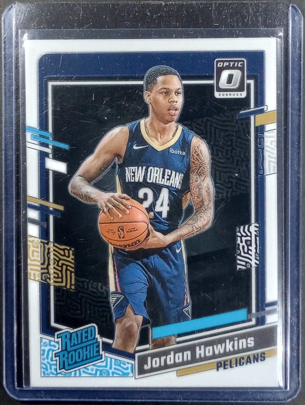 2023-24 Panini Donruss Optic Jordan Hawkins Rookie #238 New Orleans Pelicans RC