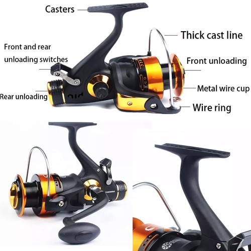 11BB Spinning Reel Fishing Reel Bait Runner Drag Heavy Duty Gear Ratio 5.2:1 n2n - Picture 7 of 19