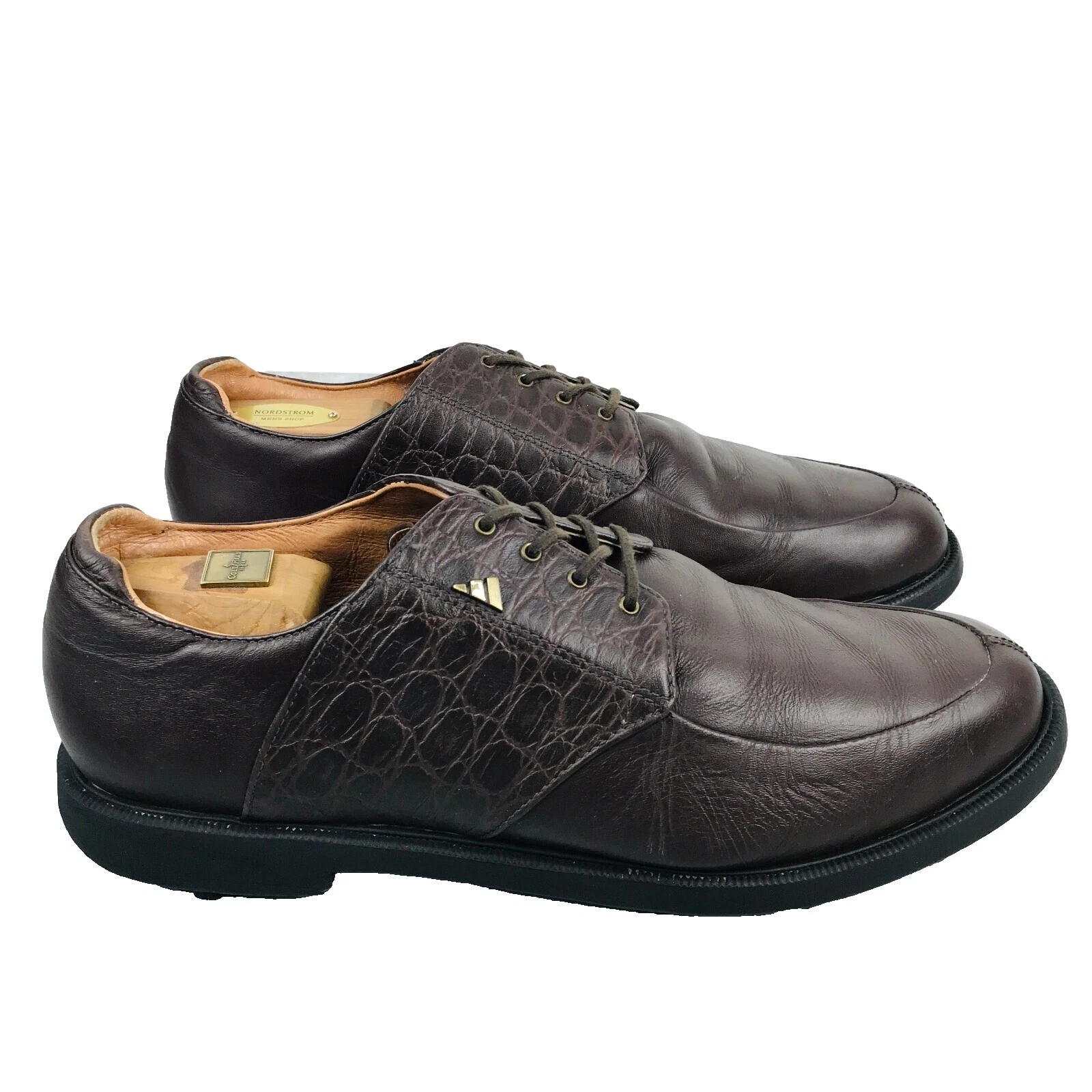 Adidas Parte superior de cuero Marrón Zapatos De Golf Para Hombres