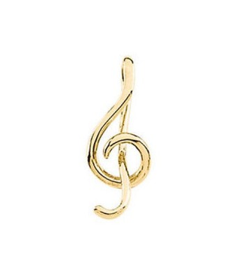 14k Yellow Gold Polished Treble Clef Music Symbol Inside Braided Rope Circle Charm 21x15mm 14k Yellow Gold Polished Treble Clef Music Symbol Inside Braided Rope Circle Charm 21x15mm