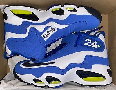 Nike Air Griffey Max 1 Varsity Royal Blue White Volt Yellow Nike Air Griffey Max 1 Varsity Royal Blue White Volt Yellow