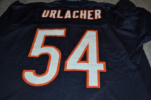 VTG Brian Urlacher #54 Chicago Bears ADIDAS Navy Graphic Jersey Size L - Picture 10 of 12