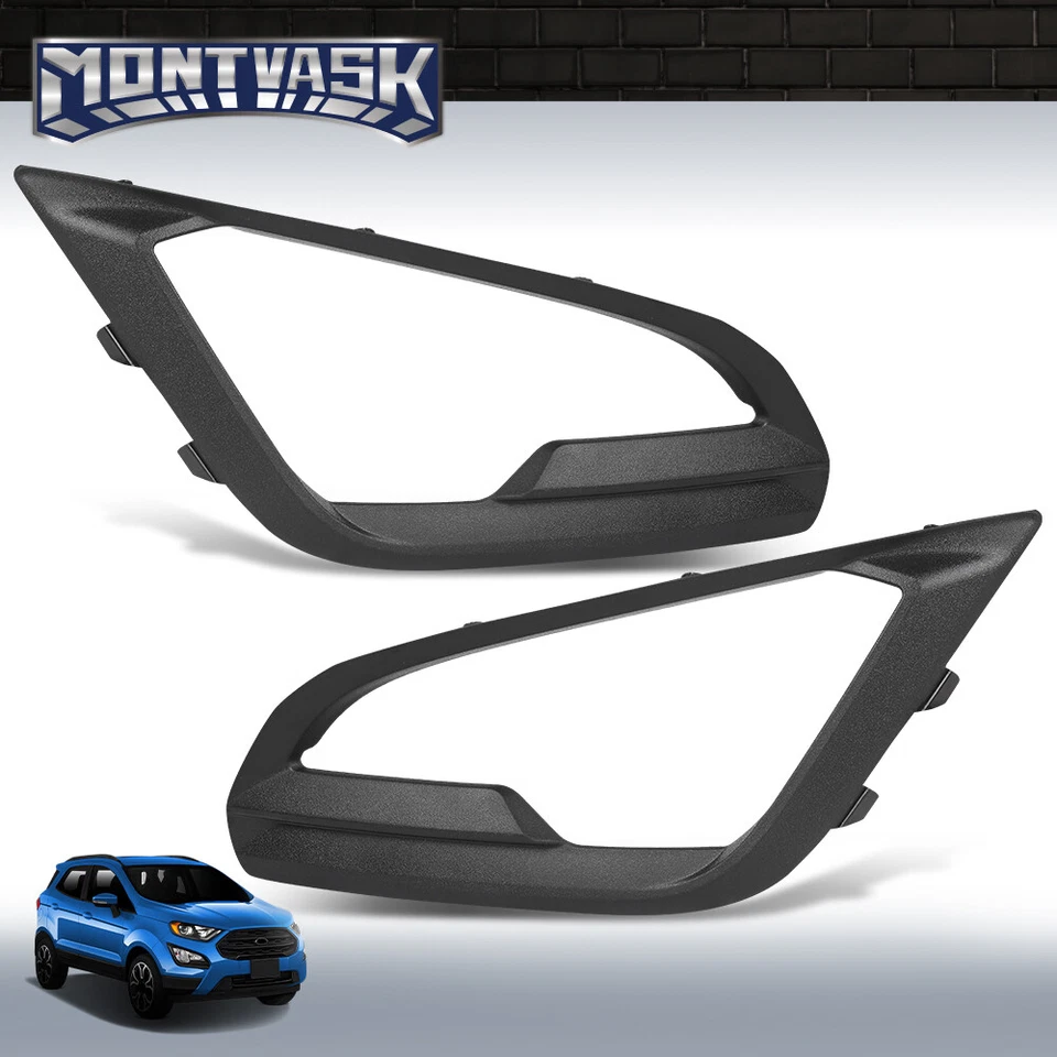 Bisel de la lámpara de cubierta de luz antiniebla apto para Ford EcoSport 2018-2021 lado izquierdo + derecho Foto 2 de 4