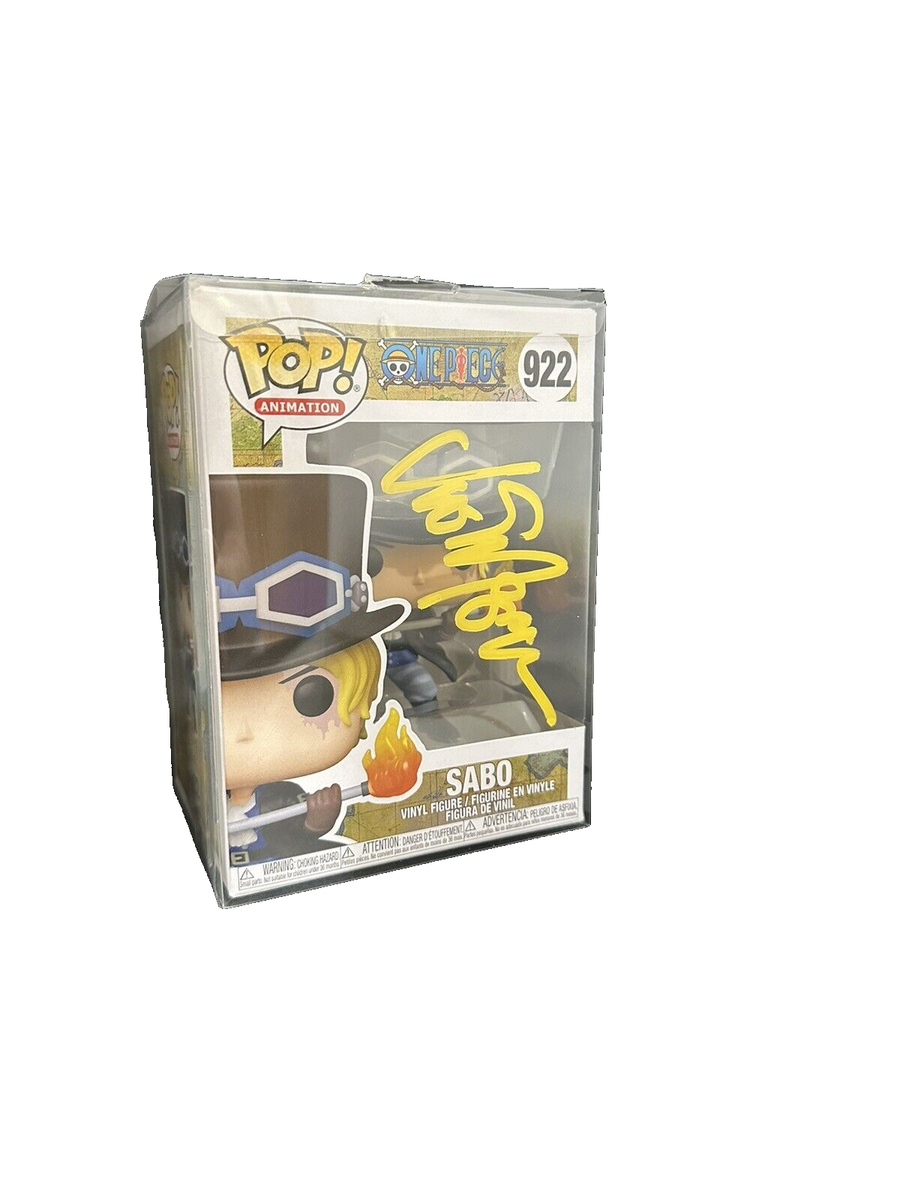 One Piece- Vic Mignogna signed Sabo POP! Funko Vinyl #922 JSA COA
