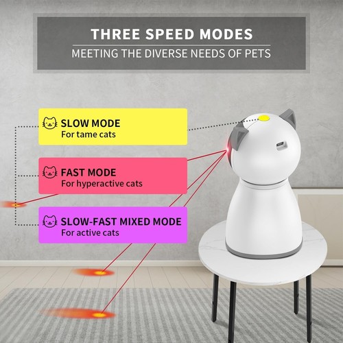 Juguete para Gatos Láser para Gatos Perros Juguete Interactivo Automático B157 - Imagen 5 de 6
