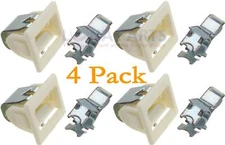 4 Pack GE Hotpoint Dryer Door Catch Strike Latch Kit WE1M1011 WE1X1192 WE1M536