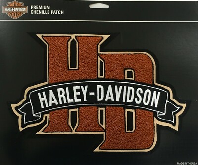 Harley Davidson H.D. Premium Chenille Patch Emblem Motorcycle Biker Vest HD11009