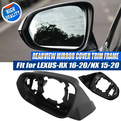Left Side Primer Mirror Housing Cover Frame For Lexus RX RX350 2016-20 NX300