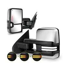 Towing Mirrors 2014-2018 Chevy Silverado/GMC Sierra, Switchback Dynamic Turn ...