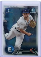 mark ecker 2016 bowman chrome 1st bowman refractor tigers