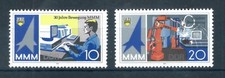 East Germany 1987 39th Masters of Tomorrow Fair stamps. MNH. Sg E2835-E2836
