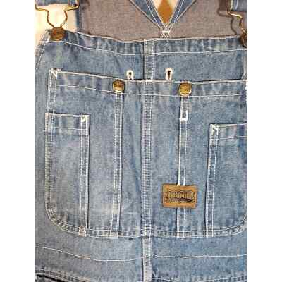 Vintage Big Smith Carpenter Bib Overalls 44/32 Farmer 90s Y2K
