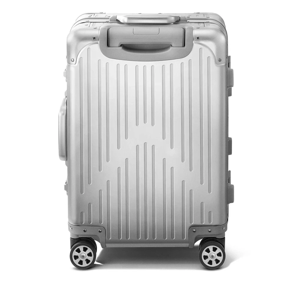 ZEBAR Cabin SILVER Trolley Aluminium 55x40x23 Travel Suitcase, Reisekoffer - Bild 3 von 4