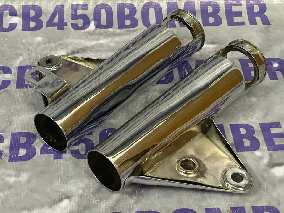 1973-1976 Honda CB750 K3-K6 Front Fork Ears Cover, Head Light Lamp Stay Holder. - Изображение 2 из 4